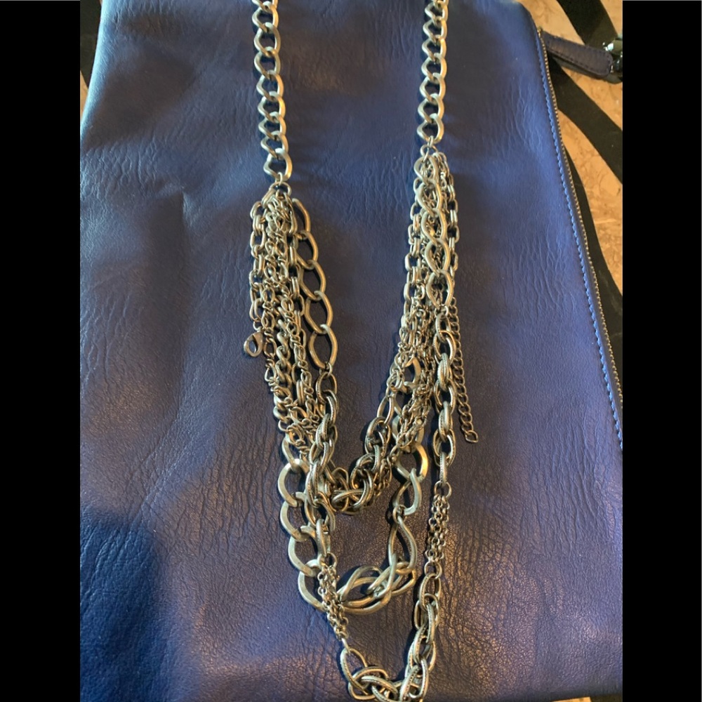 Layered Silver Chains - image 1